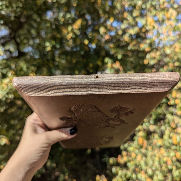 🍁 Vintage Owl Wooden Goblincore Cottage core Wall Plaque 🍁 - Picture 6 of 11